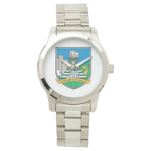Ierse County Herenhorloges Co.Limerick Horloge (Voorkant)