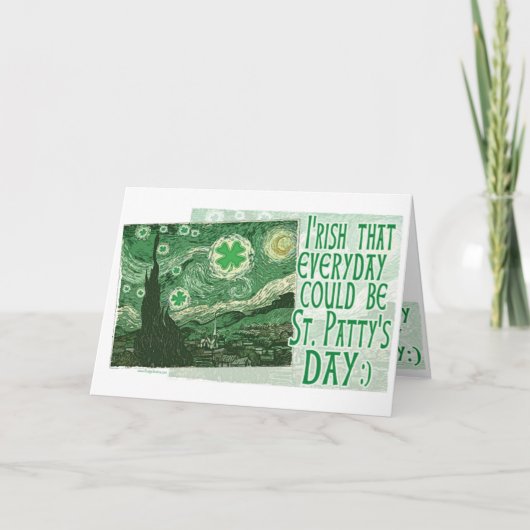 Ierse dagelijks was St. Patrick het Toestel van de Kaart (Voorkant)