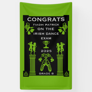 Ierse Dans Felicitaties Spandoek