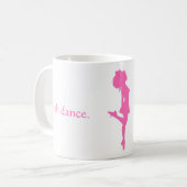 ierse dans . - Hard Shoe Irish Dancer Pink Koffiemok (Voorkant links)