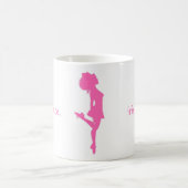 ierse dans . - Hard Shoe Irish Dancer Pink Koffiemok (Center)