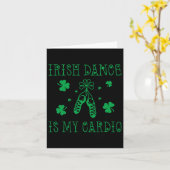 Ierse dans is mijn Cardio St Patrick's Day Kaart (Gele Bloem)