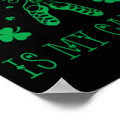 Ierse dans is mijn Cardio St Patrick's Day Poster (Hoek)