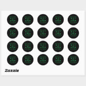 Ierse dans is mijn Cardio St Patrick's Day Ronde Sticker (Vel)