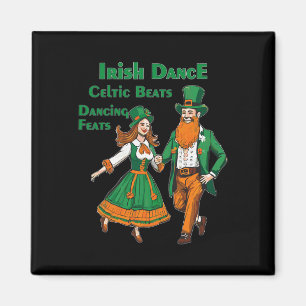 Ierse Dans Keltische Beats Dansen St. Patrick's Da Magneet