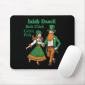 Ierse Dans Kick Click Dans St. Patrick's Day Iers Muismat (Met muis)