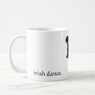 ierse dans . - Silhouette Soft Shoe Irish Dancer Koffiemok