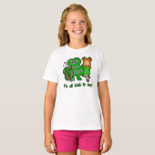 Ierse dansen, jigs en wijgen t-shirt (Voorkant volledig)