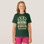 Ierse dansen - Tradition slogan T-shirt (Voorkant volledig)