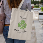 Ierse Dansende Klaver Tote Bag