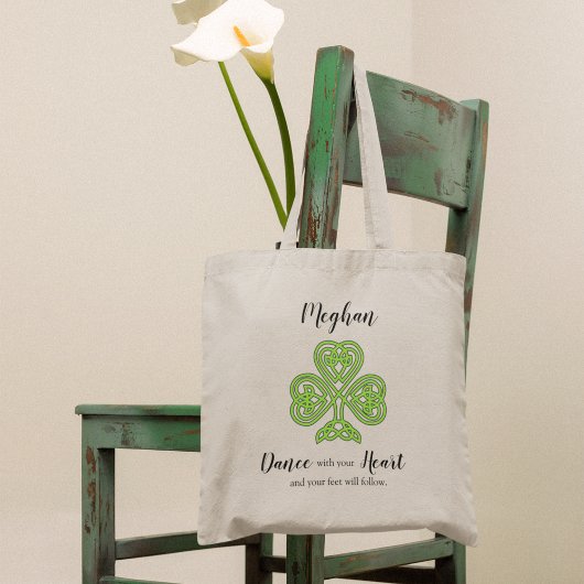 Ierse Dansende Klaver Tote Bag