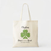 Ierse Dansende Klaver Tote Bag (Voorkant)