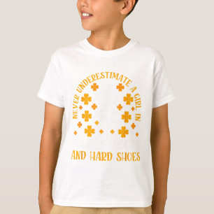 Ierse Dansende Poodle Soks En Harde Schoenen Ierse T-shirt
