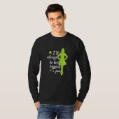 Ierse Danser Ceili Reel Dans Feis Ierse Step Dans T-shirt (Voorkant volledig)