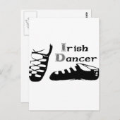 Ierse Danser Ghillies Briefkaart (Voorkant / Achterkant)