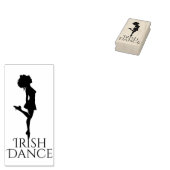 Ierse Danser Harde Schoen Dansen Zwart Wit Dansen Rubberstempel (Gestempeld)
