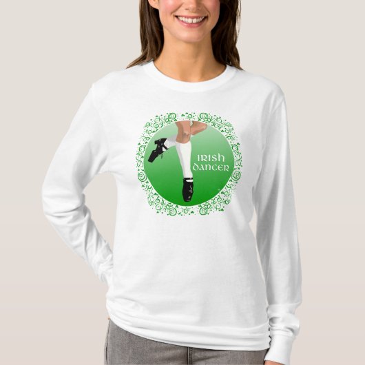 Ierse danser harde schoen t-shirt (Voorkant)