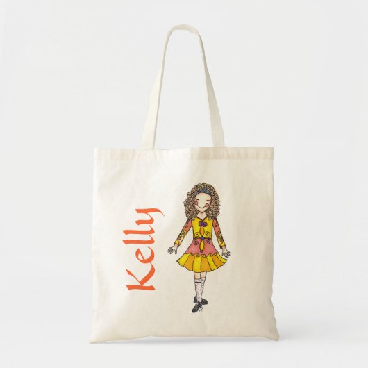 Ierse danser in Golds Tote Bag (Voorkant)