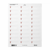Ierse danser in het rood etiket (Full Sheet)