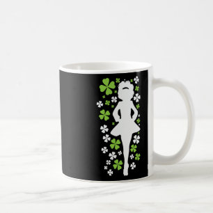 Ierse danser Silhouette Clover Ireland Shamrock Ir Koffiemok