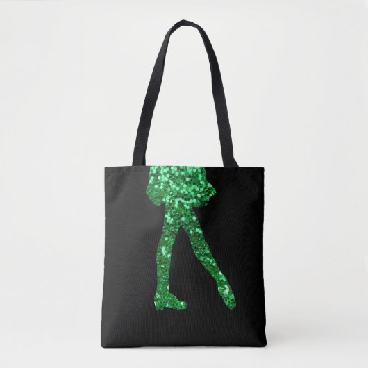 Ierse danseres dubbelzijdig tote bag (Voorkant)
