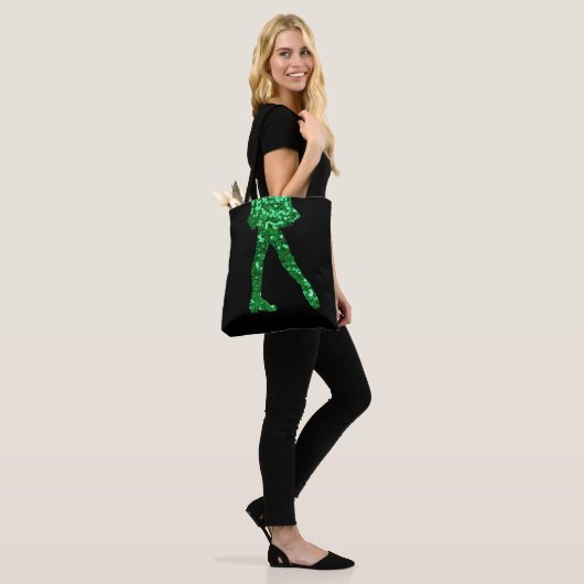 Ierse danseres dubbelzijdig tote bag (Op model)