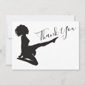 Ierse danseres Soft Shoe Dansend Black White Dance Bedankkaart (Voorkant)