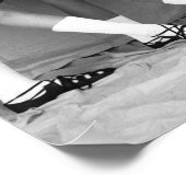 Ierse danseres - zwart-witkleurenborduurwerk poster (Hoek)