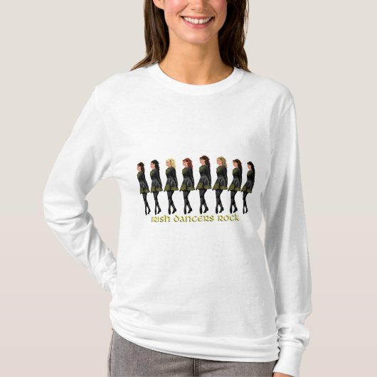 Ierse Dansers Rocken T-shirt (Voorkant)