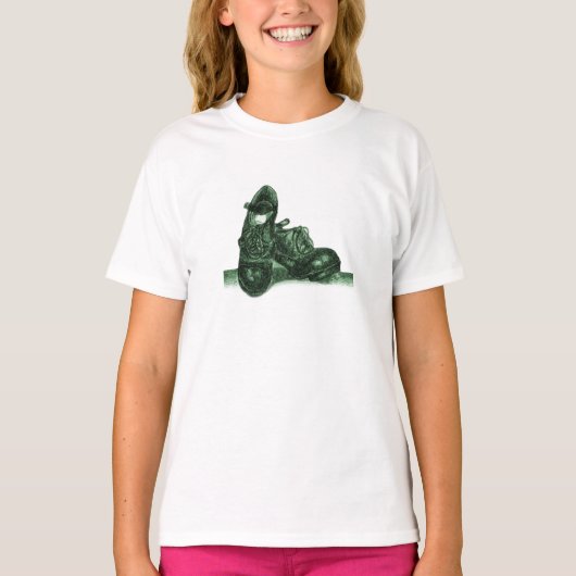 Ierse dansers wonen voor Treble! T-Shirt (Voorkant)