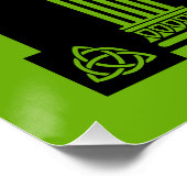 Ierse danswedstrijd perfect poster (Hoek)