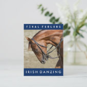 Ierse Danzing - Oklahoma Training Track Briefkaart (Staand voorkant)