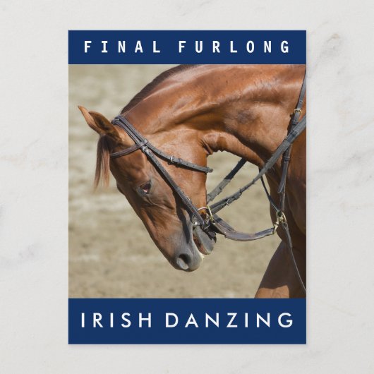 Ierse Danzing - Oklahoma Training Track Briefkaart (Voorkant)