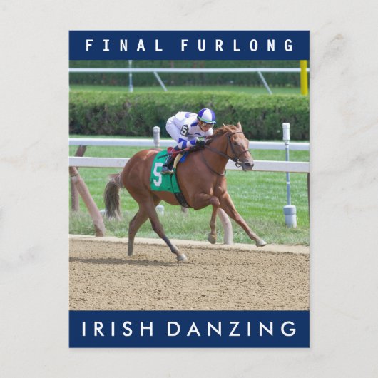 Ierse Danzing - Oklahoma Training Track Briefkaart (Voorkant)