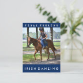 Ierse Danzing - Oklahoma Training Track Briefkaart (Staand voorkant)