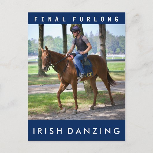 Ierse Danzing - Oklahoma Training Track Briefkaart (Voorkant)