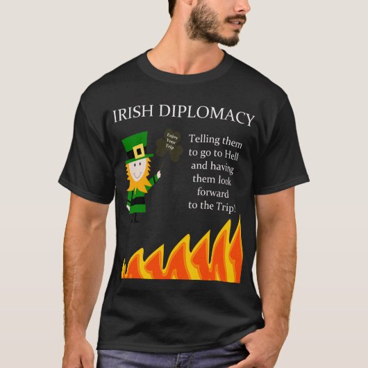 Ierse diplomatie t-shirt (Voorkant)