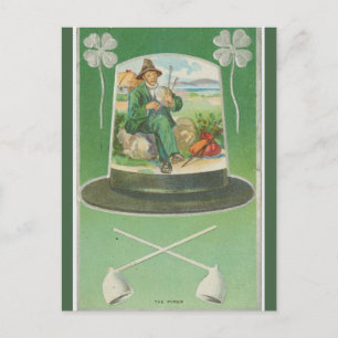 Ierse doedelzakspeler St Patricks Day Briefkaart