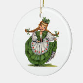 Ierse dollar keramisch ornament (Links)
