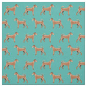 Ierse doodshonden turquoise stof (Swatch)