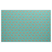 Ierse doodshonden turquoise stof (Fat Quarter)