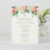 Ierse doop Mary Jesus Shamrocks Kaart (Staand voorkant)