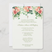 Ierse doop Mary Jesus Shamrocks Kaart (Voorkant)