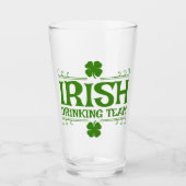 Ierse Drankteam Shamrock Glas (Voorkant)