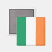 Ierse driekleur vlag patriottisch modern magneet (Voorkant / Achterkant)