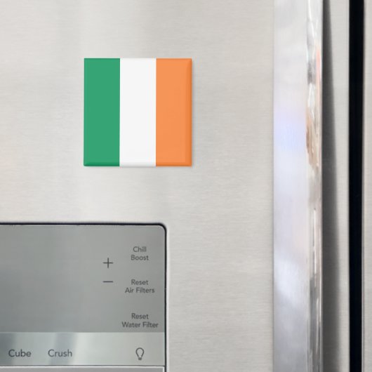 Ierse driekleur vlag patriottisch modern magneet (Insitu (Koelkast))