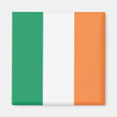 Ierse driekleur vlag patriottisch modern magneet (Voorkant)