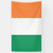 Ierse driekleurige vlag patriottische Saint Patric Spandoek (Verticaal)