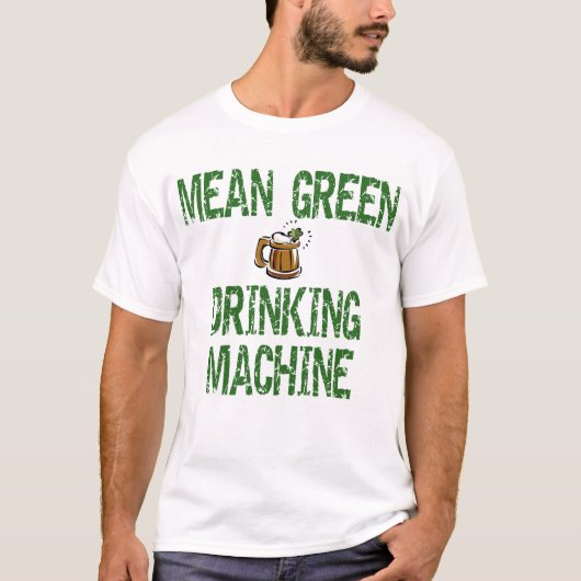 Ierse Drink machine T-shirt (Voorkant)