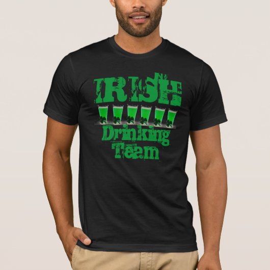Ierse Drink team 2 T-shirt (Voorkant)